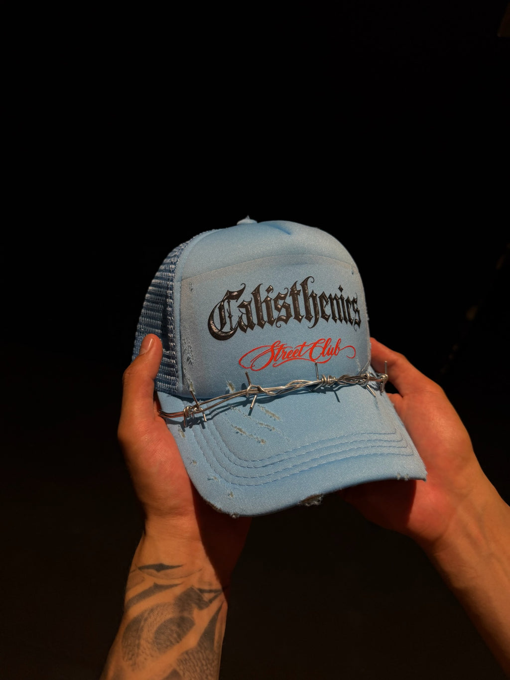 Gorra pendiente — Azul cielo