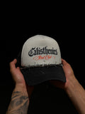 Gorra pendiente — Hueso con visera negra